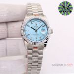 Swiss Copy Rolex Day-date 36mm Ice Blue Presidential Watch Clone 2836